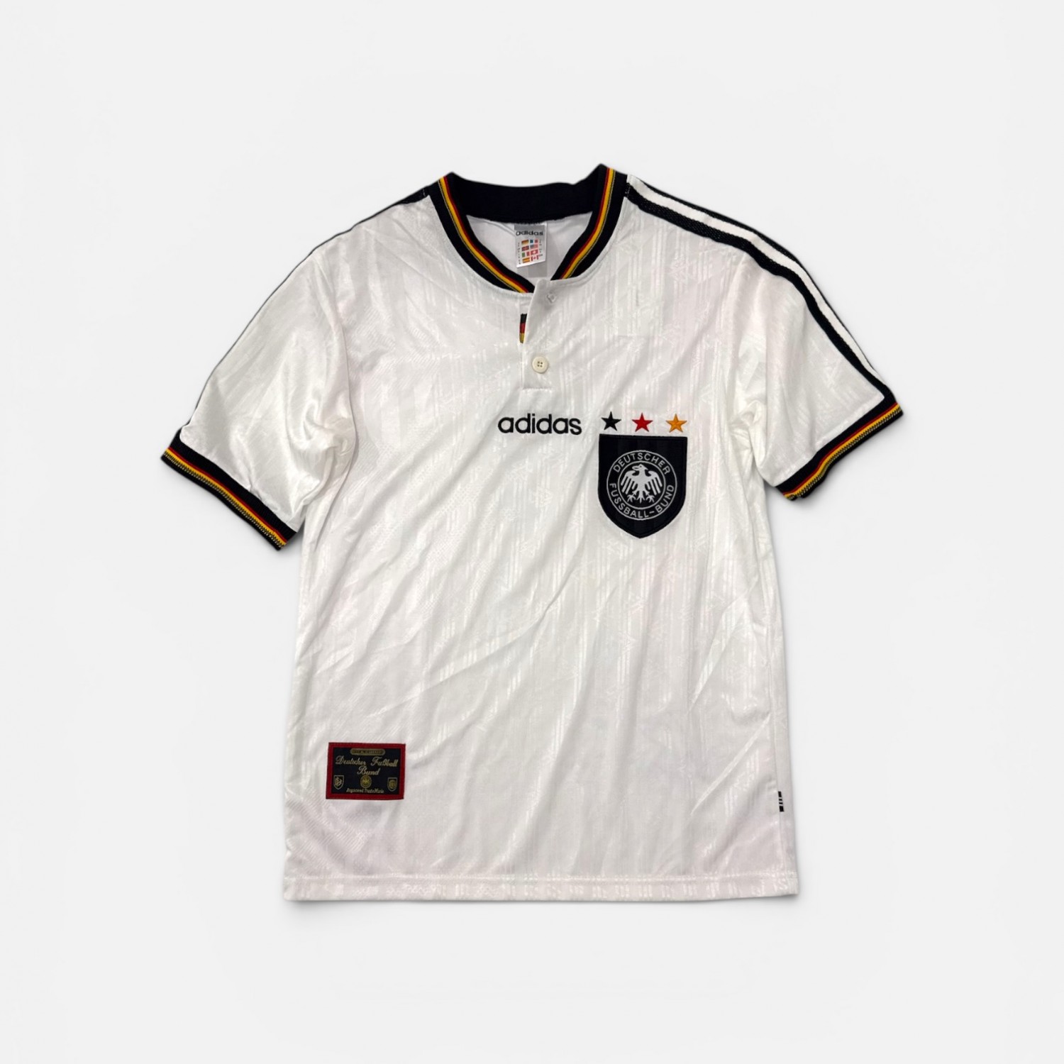 Adidas Γερμανία Retro Λευκή Ποδοσφαιρική Φανέλα